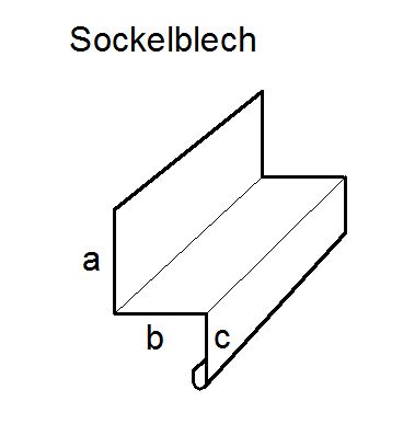 Sockelblech 